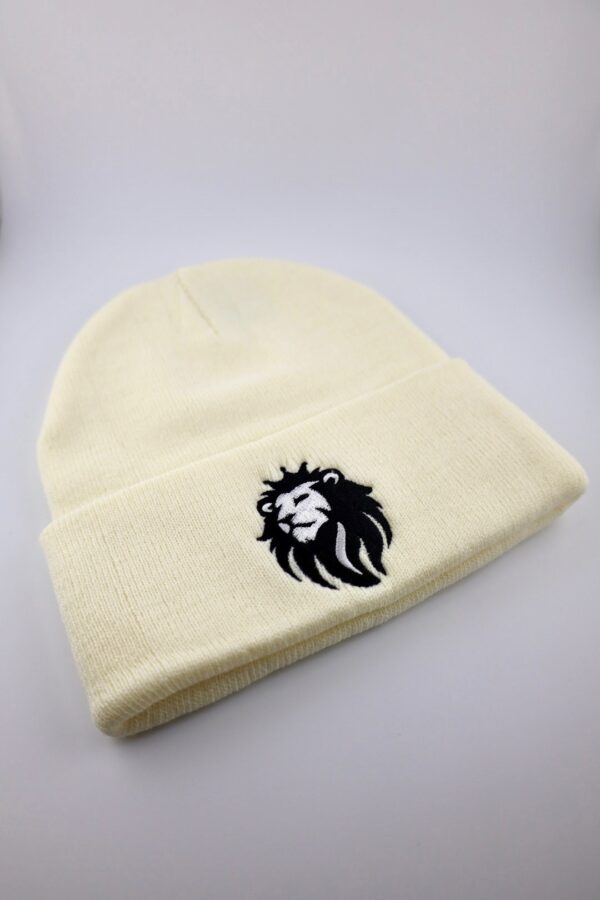 White colored Lion Of Judah Beanies
